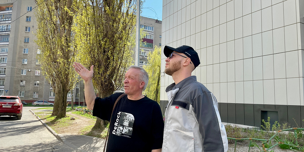 Руководитель ФКР Липецкой области Сергей Якунин проинспектировал ход работ по капремонту