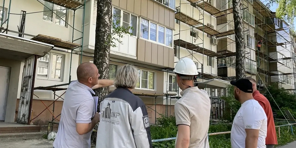 В Липецкой области обновят 49 фасадов в 2026 году